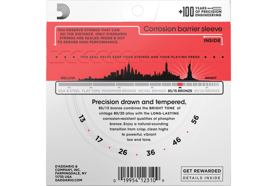 D'Addario EZ930 Medium 3x Set image 2