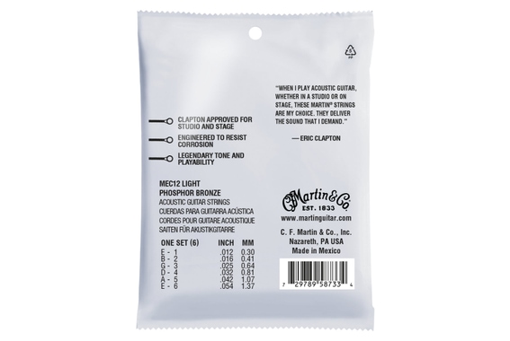 Martin Guitar MEC-12 2x Set image 2