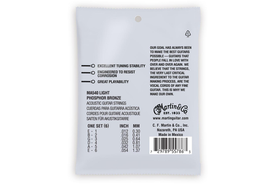 Martin Guitars MA-540 - Confezione da 5 image 2