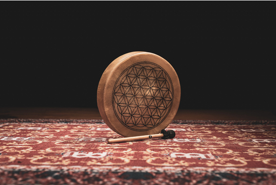 Meinl Meinl Sonic Energy HOD15-FOL Frame Drum "Fiore Della Vita" image 2