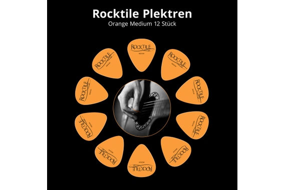 Rocktile Plettri Yellow Medium Confezione Da 36 image 2