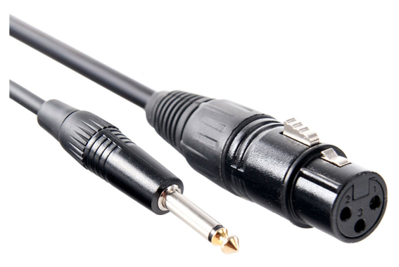 Pronomic Stage XFJ-10 Microfoonkabel XLR/Jack 10 m Zwart 3-delige Set image 2