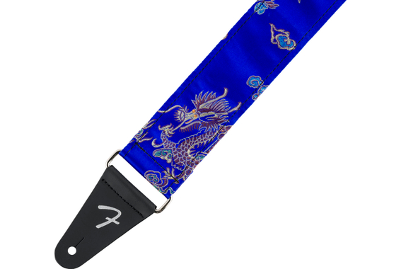 Fender Satin Dragon Strap Royal Blue image 2
