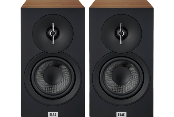 ELAC Debut B5.3 Enceintes Bibliothèque Noyer Paire Set Oehlbach image 2