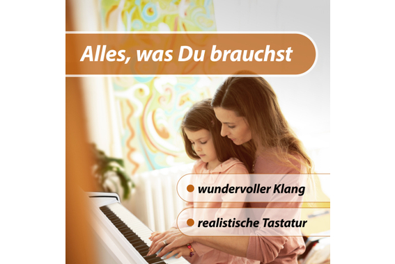 Classic Cantabile DP-50 WM E-Piano Weiß matt  - Retoure (Zustand: gut) image 2