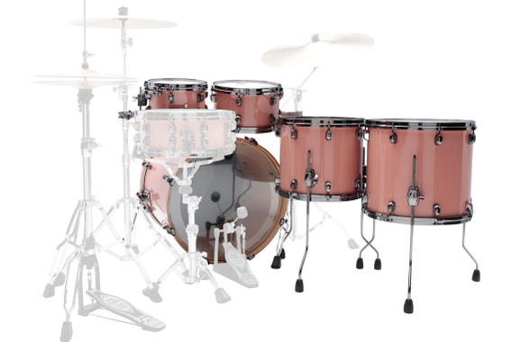 Tama MBS52HZBNSDRO Starclassic Performer Shell Kit Dusty Rose image 2