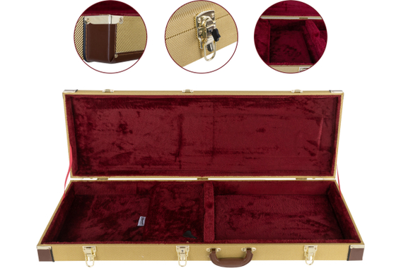 Shaman EGHCRT-1122TW Hardcase Guitare Électrique Tweed image 2