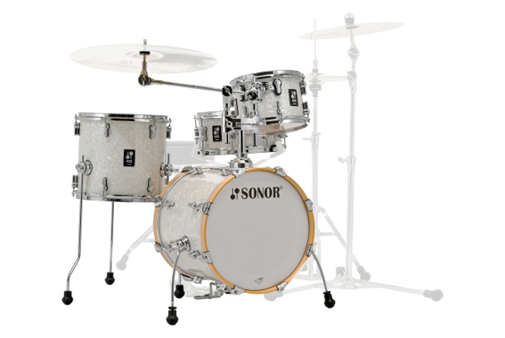 Sonor AQ2 Safari Shell Set White Pearl incl. Hardware image 2