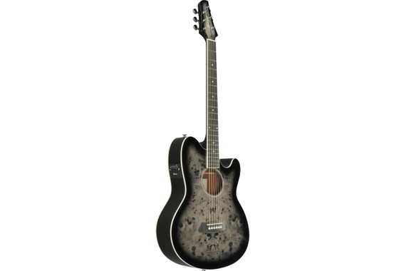 Ibanez TCY10PA-BKB Westerngitarre Transparent Brown Black Burst High Gloss image 2