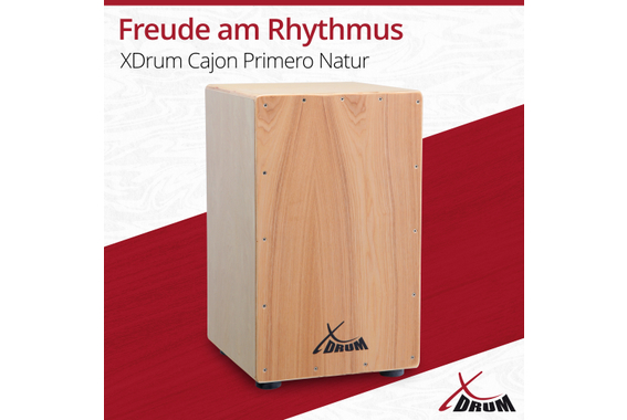 XDrum Cajon Primero Natur inkl. Cajonschule und Tasche  - Retoure (Zustand: gut) image 2