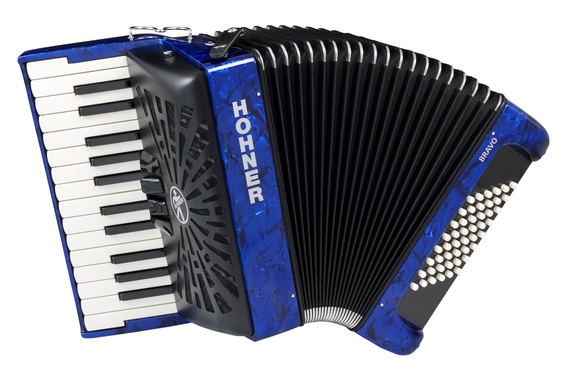 Hohner Bravo II 48 SilentKey Blauw Set image 2