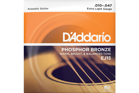 D'Addario EJ15 Extra Light 3x Set image 2