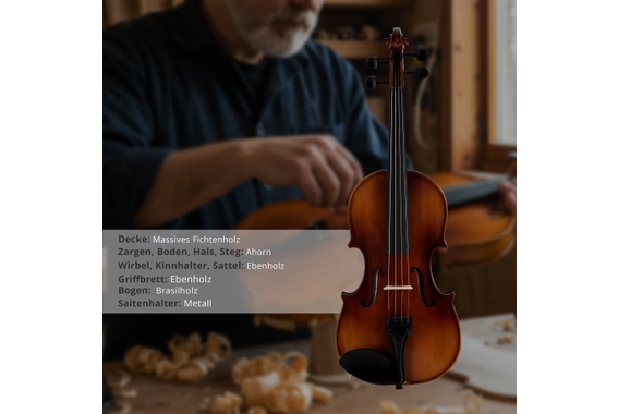 Classic Cantabile Student Violinset 1/2 image 2