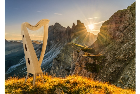 Classic Cantabile H-22LG AW Keltische Harp 22 Snaren image 2