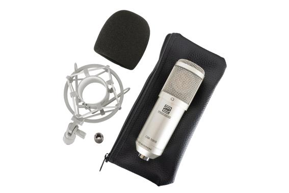 Pack Radioshow Pronomic CM-100S avec filtre anti-pop doré & bras de microphone image 2