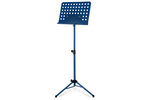 Classic Cantabile Orchesterpult Lochblech Heavy Blau 10x Set image 2