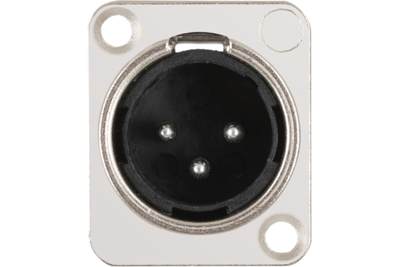 Pronomic XMD XLR Inbouwconnector Male 4x Set image 2