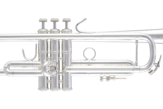 Bach LR180S-72 ML Stradivarius Trompeta Bb Plateada image 2