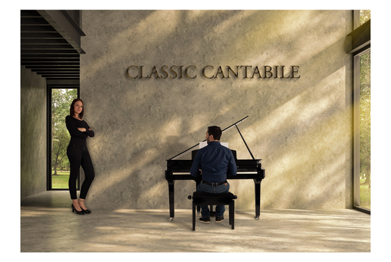 Classic Cantabile GP-A 810 Digitalflügel schwarz Hochglanz  - Retoure (Zustand: gut) image 2