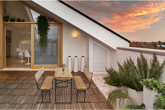 Stagecaptain BBB-119 Hirschgarten Panchina Da Birreria Con Schienale 119 cm Naturale Set 4 Pezzi image 2