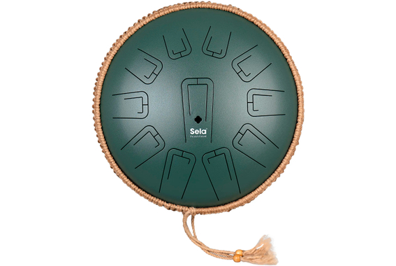 Sela SETD13U2 Unity Tongue Drum 13" C-Major Verde 432 Hz image 2
