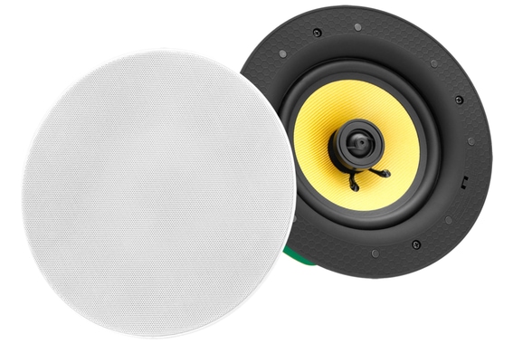 Pronomic CLS-540 WH 2-Wege High-End Gewebe Einbaulautsprecher 160 Watt mit Bluetooth Set image 2