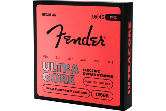 Fender UltraCore 1250L Nickel Plated Cordes Pour Guitare Électrique 009-042 Set De 3 image 2