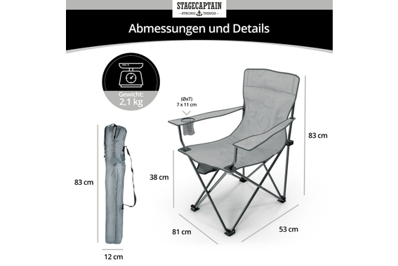 Stagecaptain CSB-5282 GY Chiller Campingsessel image 2