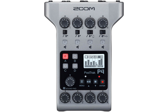 Zoom PodTrak P4 Podcasting Recoder Set inkl. ZDM-1 Mic Pack image 2