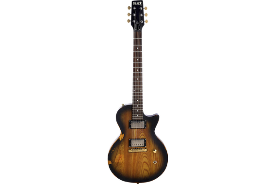 Slick SL52 VSB Guitare Électrique Vintage Sunburst image 2