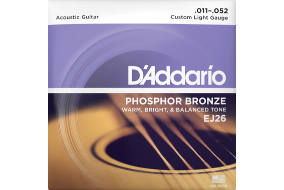 D'Addario EJ26 Custom Light 5x Set image 2