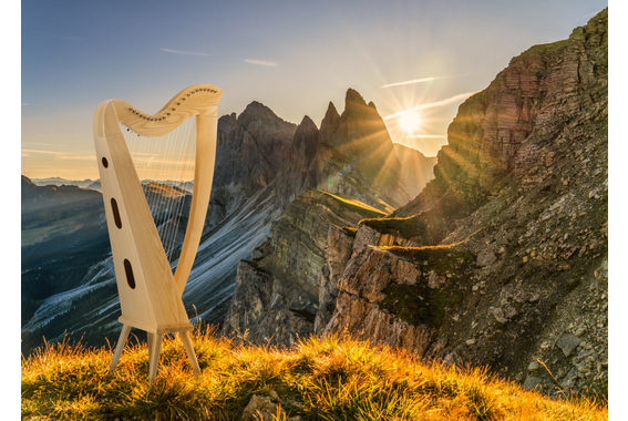 Classic Cantabile H-22LG AW Keltische Harfe 22 Saiten  - Retoure (Zustand: sehr gut) image 2