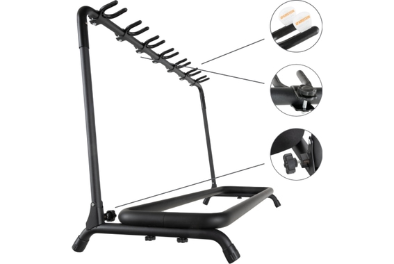 Support Multi-Guitares Classic Cantabile 7 Positions image 2