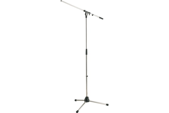 K&M 210/2 Mikrofonstativ verchromt Set inkl. Klemme image 2