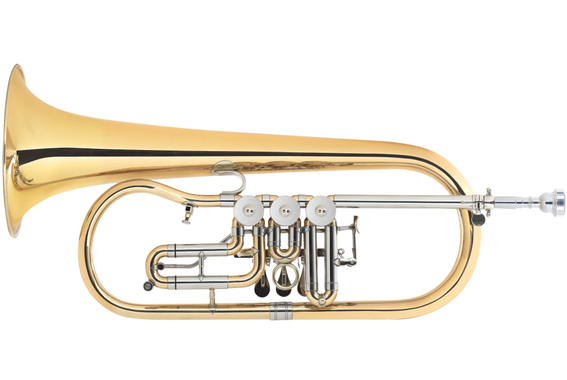 Lechgold FH-24GL Bb-Flügelhorn, lackiert  - Retoure (Zustand: sehr gut) image 2