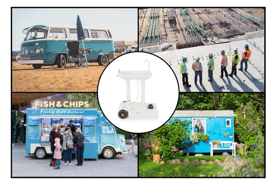 Stagecaptain PSW-30 Pro Quixie Lavandino Portatile per Festival image 2