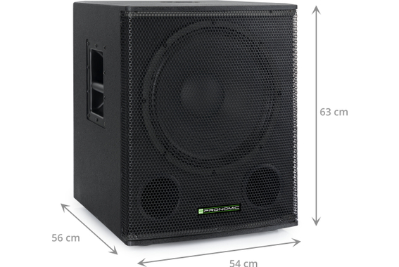 Pronomic Powerstage Economy 1812 2.1 Active PA System 550 Watts image 2