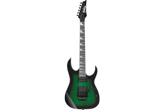 Ibanez GRG320FA-TEB E-Gitarre Transparent Emerald Burst Set image 2