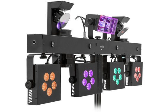 Eurolite LED KLS Scan Pro Next FX Set d'Éclairage Compact avec Trépied image 2