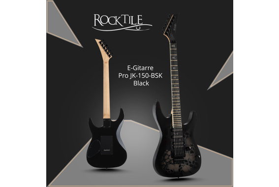 Rocktile Pro JK150-BSK E-Gitarre Skull  - Retoure (Zustand: gut) image 2