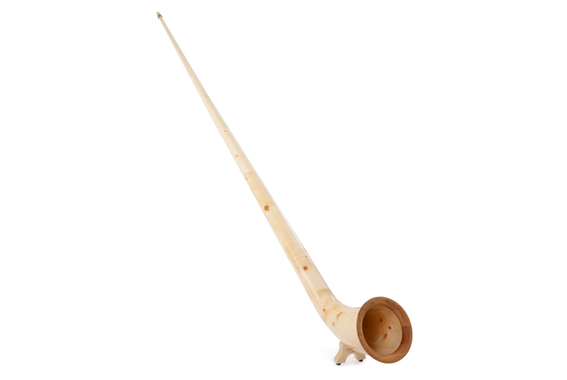 Lechgold Alphorn Zirbe F 360 cm Set 3 pièces incl. tube à main en Sib image 2