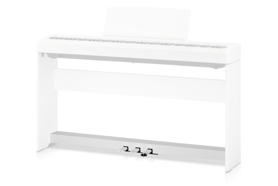 Kawai F-351 W Barre De Pédales Triple Pour ES 120 Blanc image 2