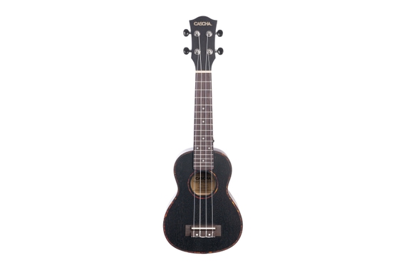 Cascha Premium Concert Mahogany Ukulele Set Black image 2