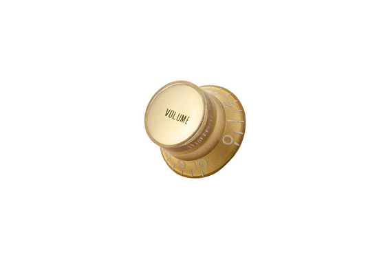 Gibson Top Hat Knobs Gold w/ Gold Insert 4 pc. image 2