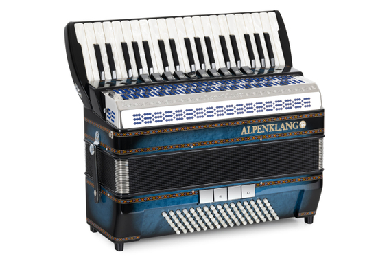 Alpenklang Pro acordeón IV 96 M Shadow Blue image 2