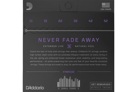 D'Addario XTABR1152 XT Custom Light 3x Set image 2