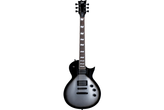 ESP LTD EC-256 Silver Sunburst Teardrop image 2