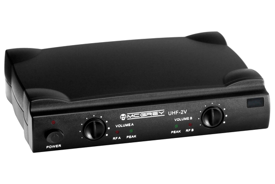 McGrey UHF-2V Dual Vocal Funkmikrofon Set mit 2x Handmikrofon 50m  - Retoure (Zustand: sehr gut) image 2