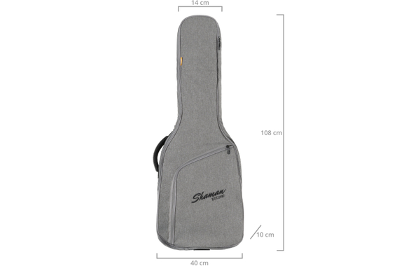 Shaman WGB-115 GY Premium-Line Custodia Per Chitarra Western Grigia image 2