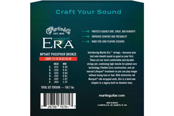Martin MP540T Era Premium 12-54 Snaren Light image 2